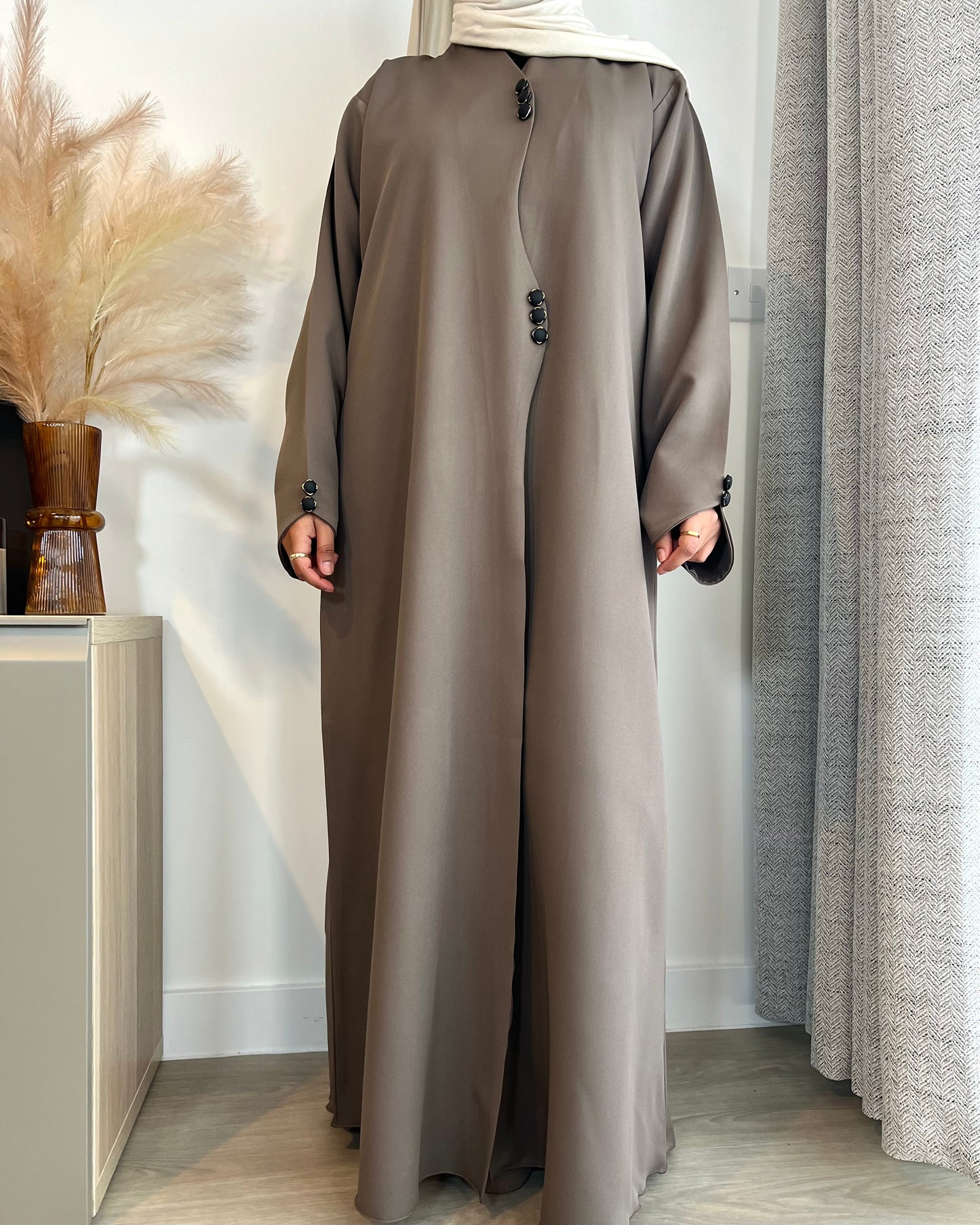 Malika Abaya - Taupe