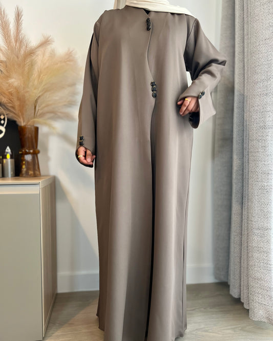 Malika Abaya - Taupe