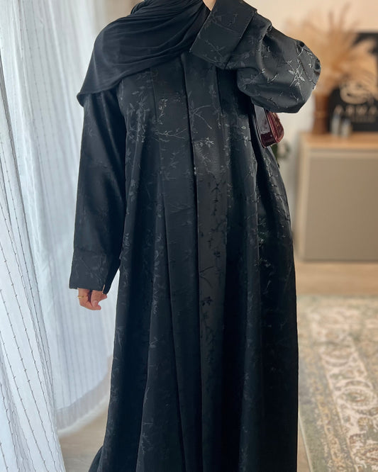 Zahour Abaya - Rich Black
