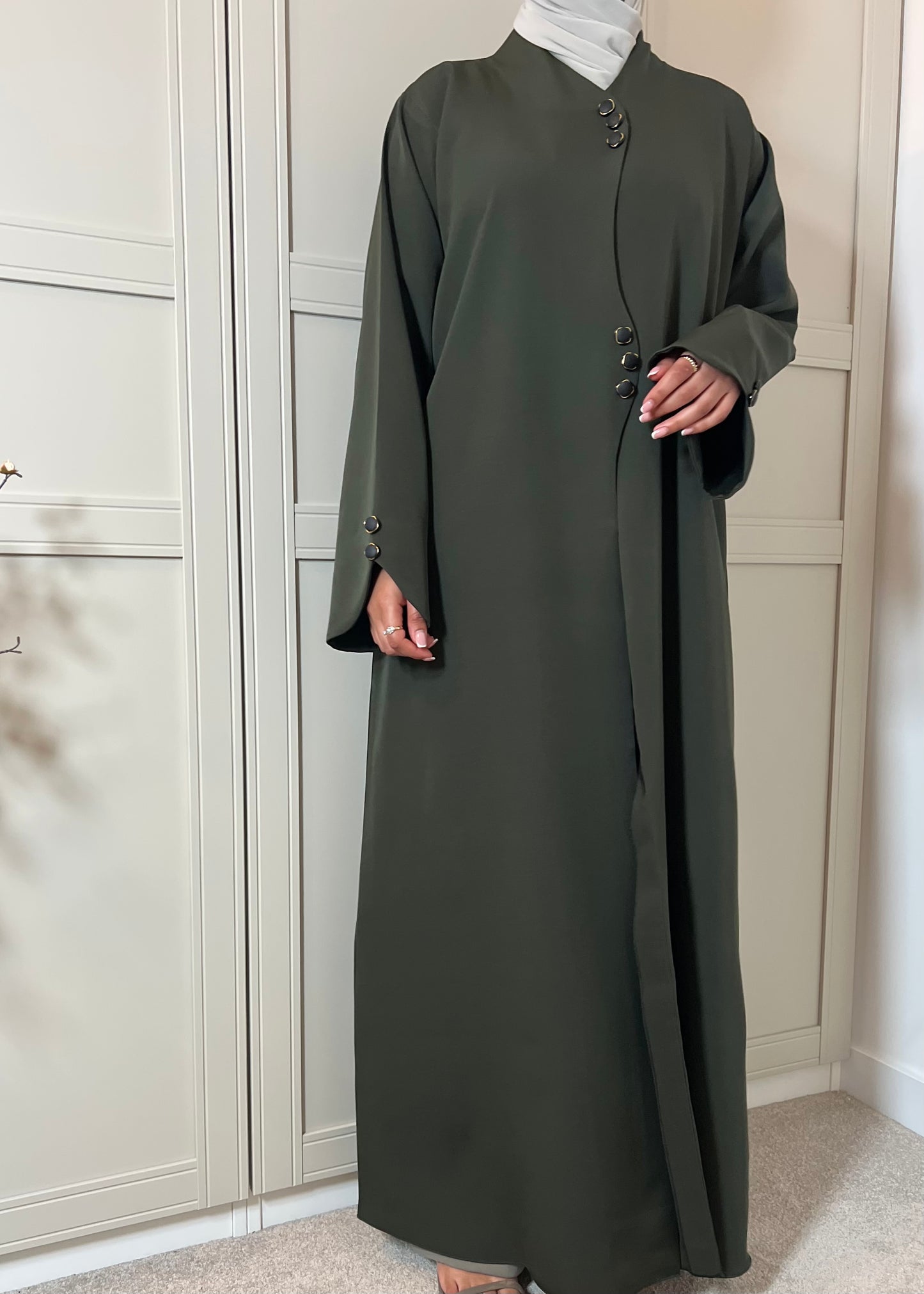 Malika Abaya - Deep Khaki