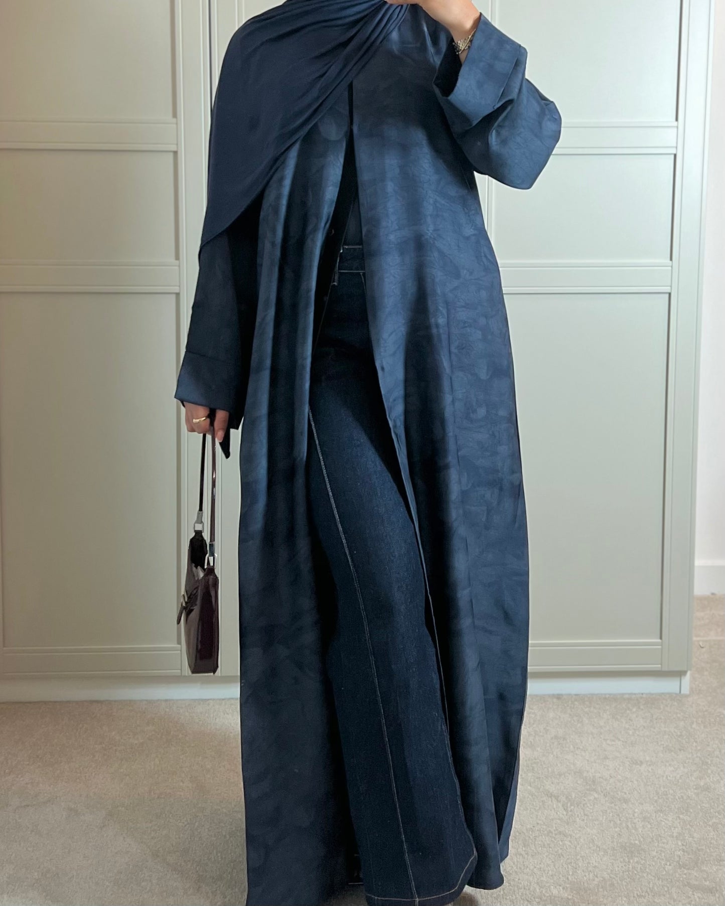 Layal Abaya - Navy Blue