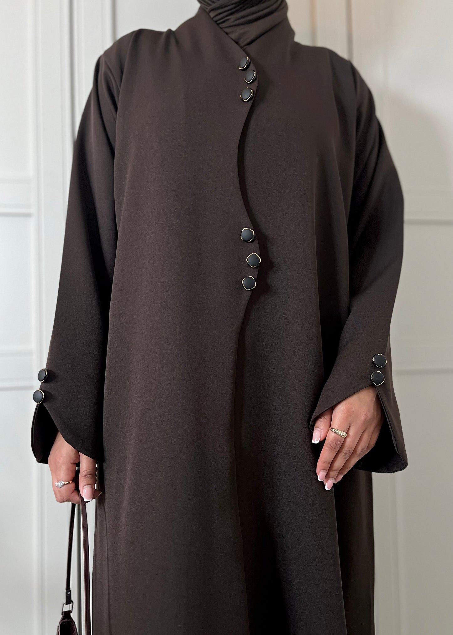 Malika Abaya - Brown