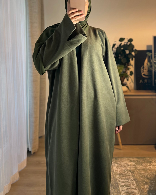 Coat Abaya - Zaytoun Khaki
