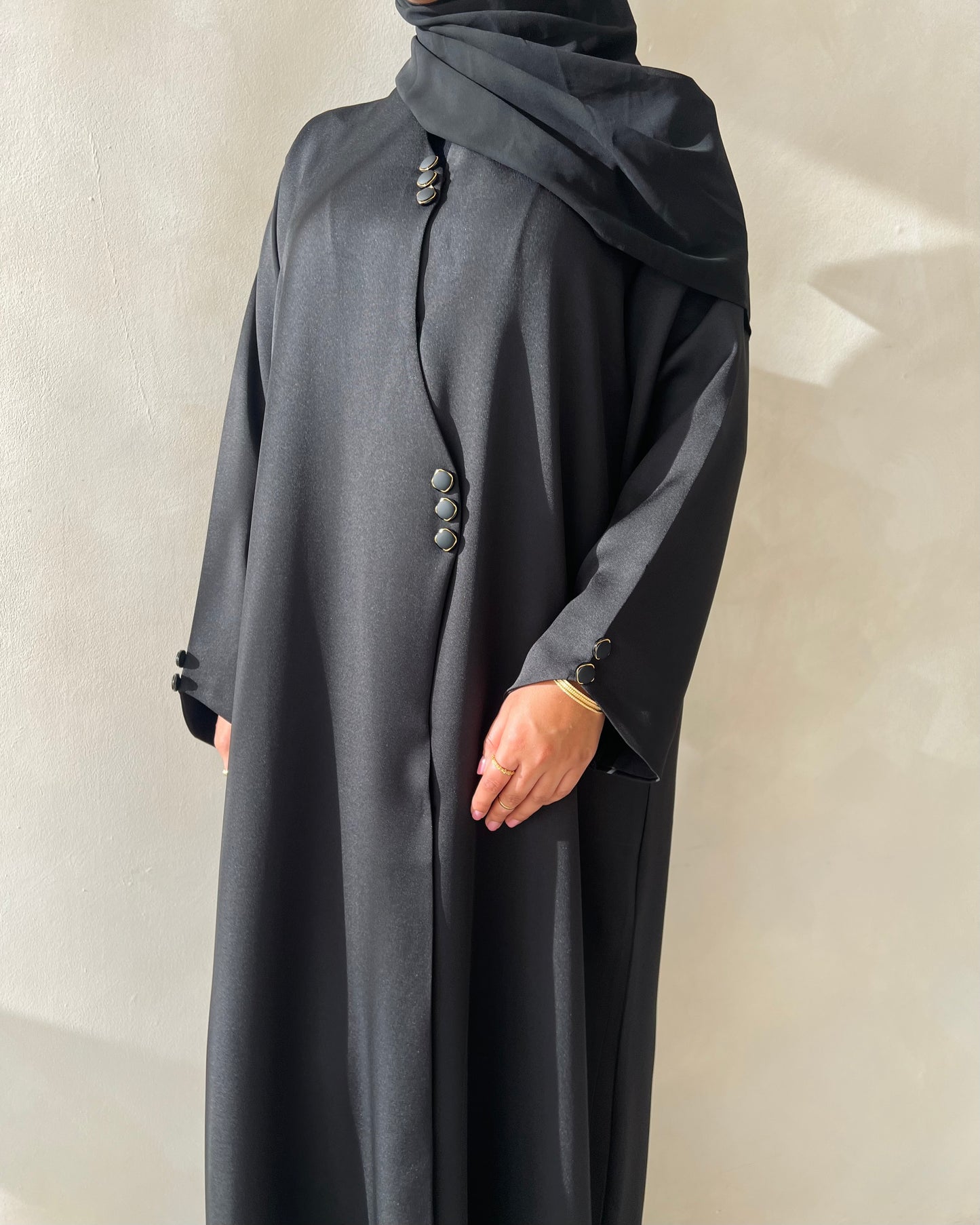 Malika Abaya -  Timeless Black