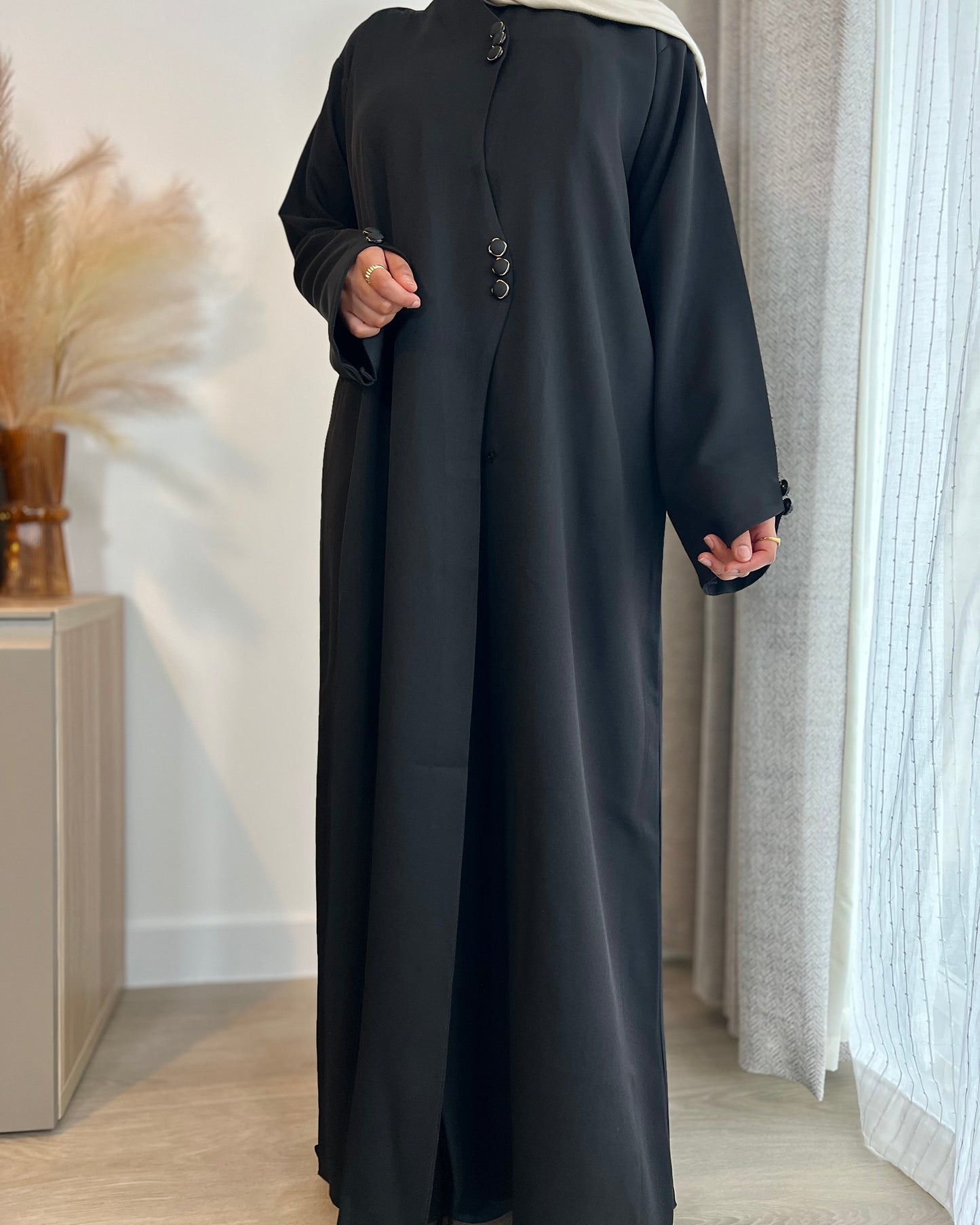 Malika Abaya -  Timeless Black