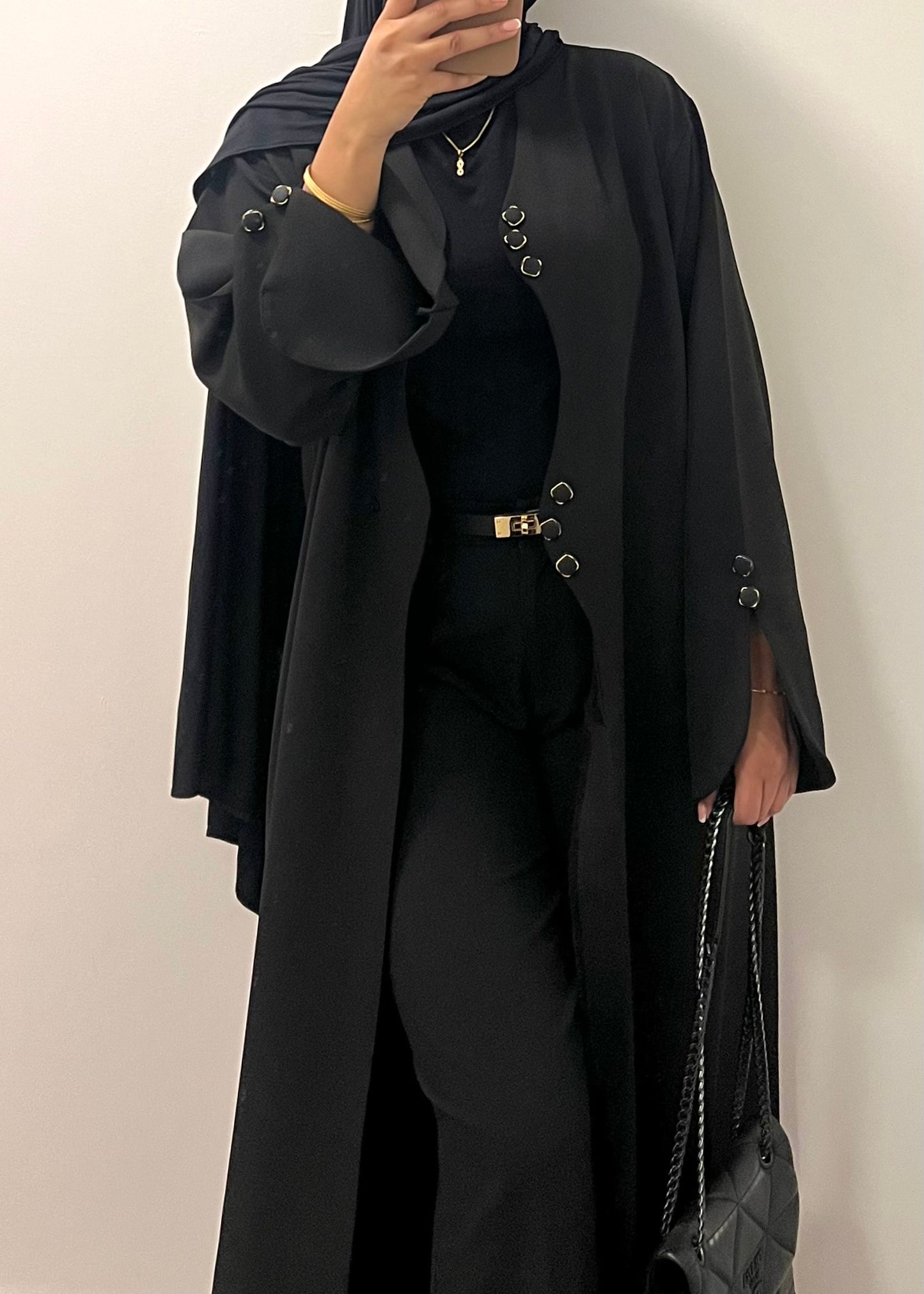 Malika Abaya -  Timeless Black