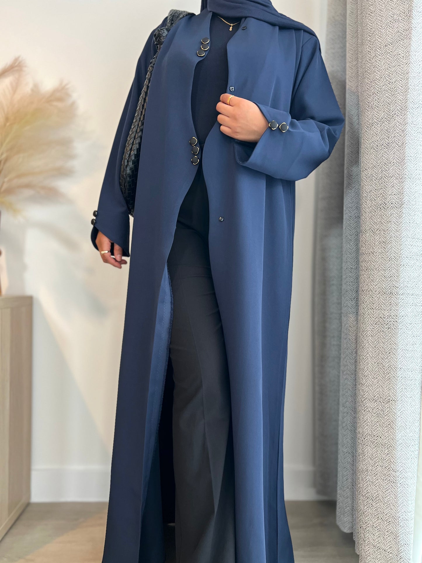 Malika Abaya -  Navy
