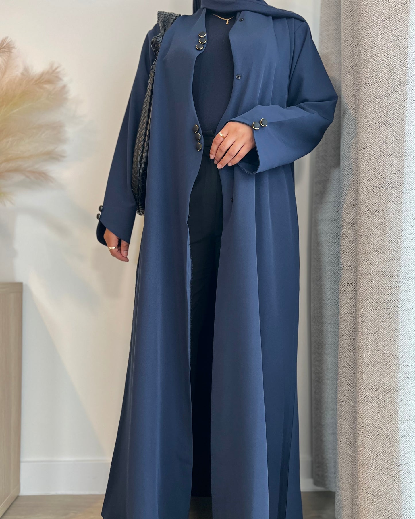Malika Abaya -  Navy